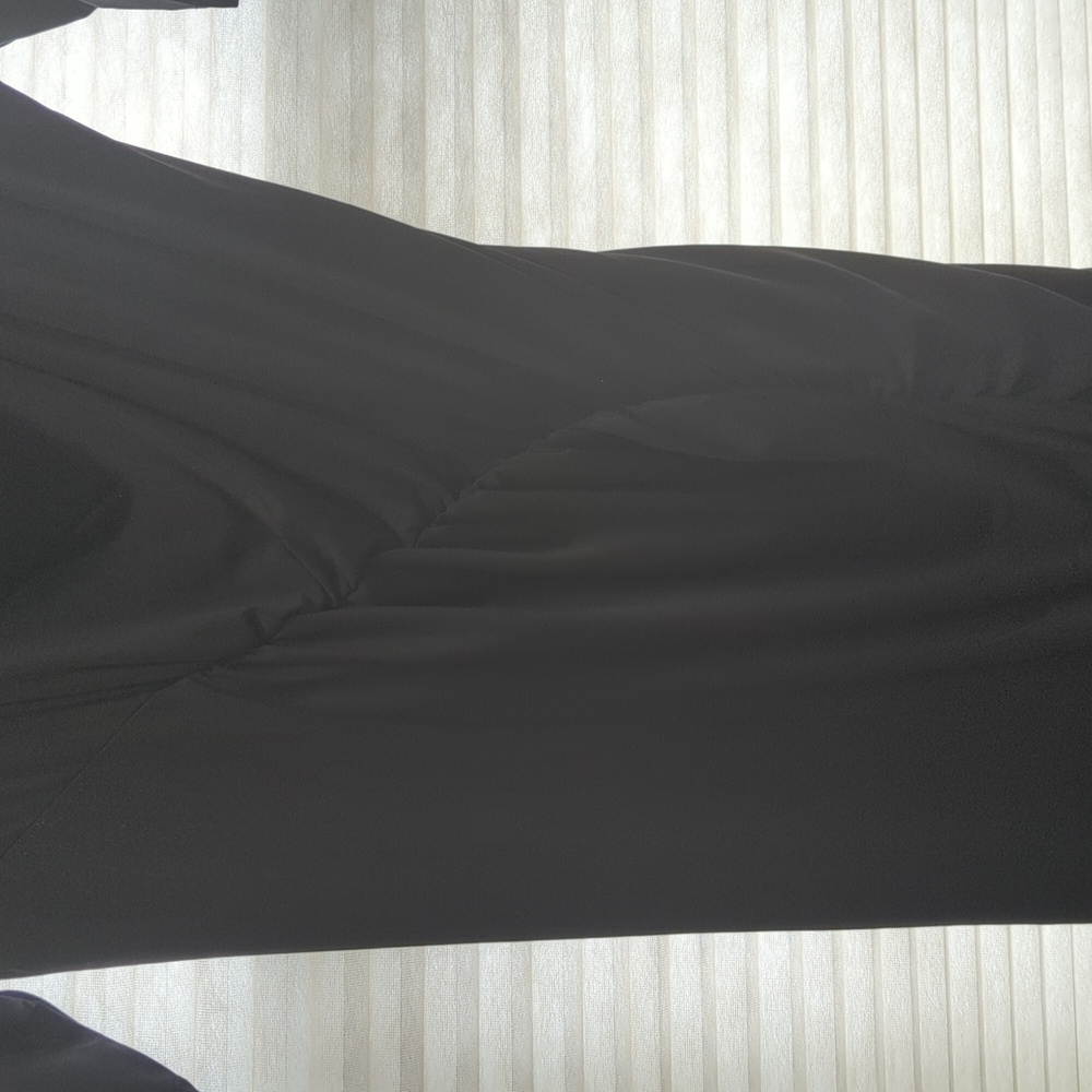 Wayf Black Ruched Dress - Picture 2 of 2